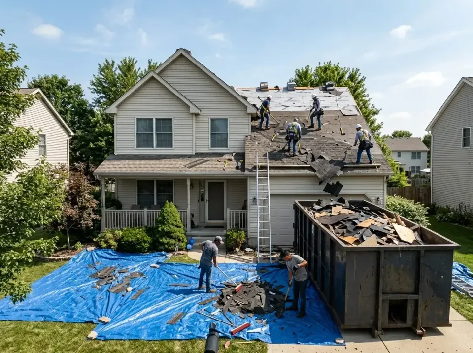 roof-replacement-debris-remova-004 — frequently asked questions, Cheapest Dumpster Rentals in Rensselaer, IN